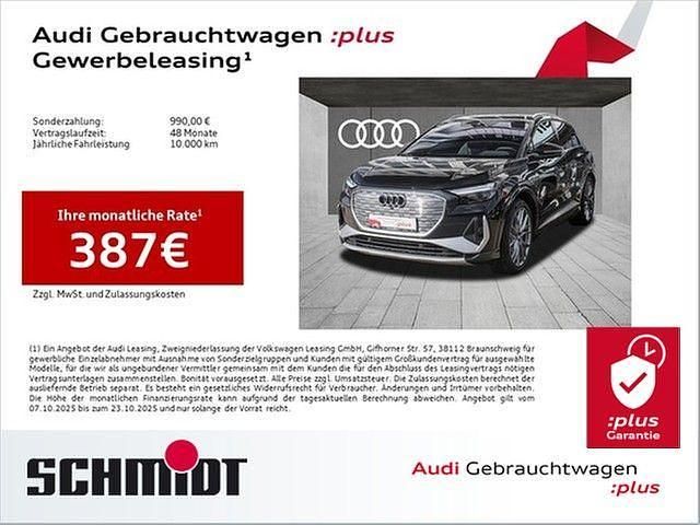 Schwarz Gebraucht 2024 Audi Q4 e-tron S-Line SUV | 49.440 € (Superpreis) - Bild 1/3