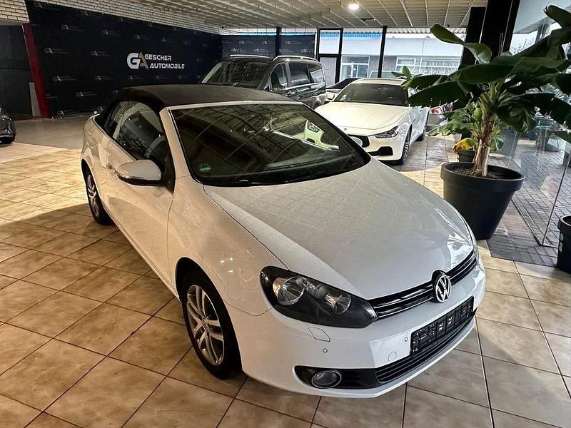 Weiß Gebraucht 2012 VW Golf Cabriolet Basis Cabrio | 5.900 € (Superpreis) - Bild 1/4