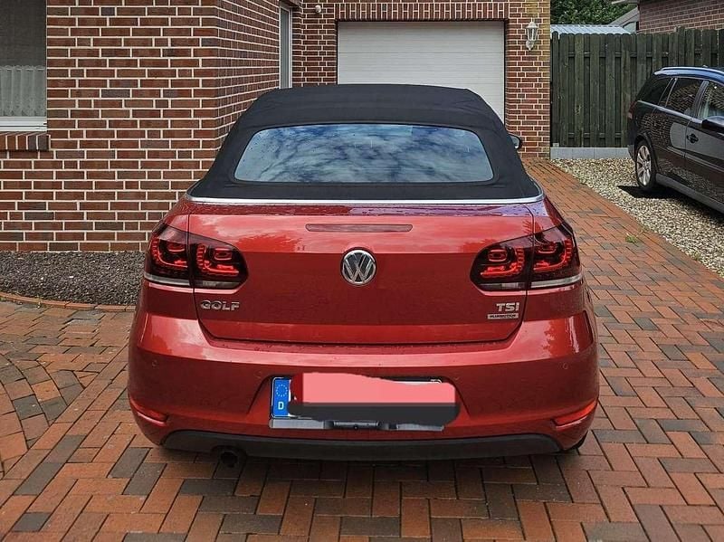 Rot Gebraucht 2013 VW Golf Cabriolet Cabrio | 8.900 € (Guter Preis) - Bild 1/4