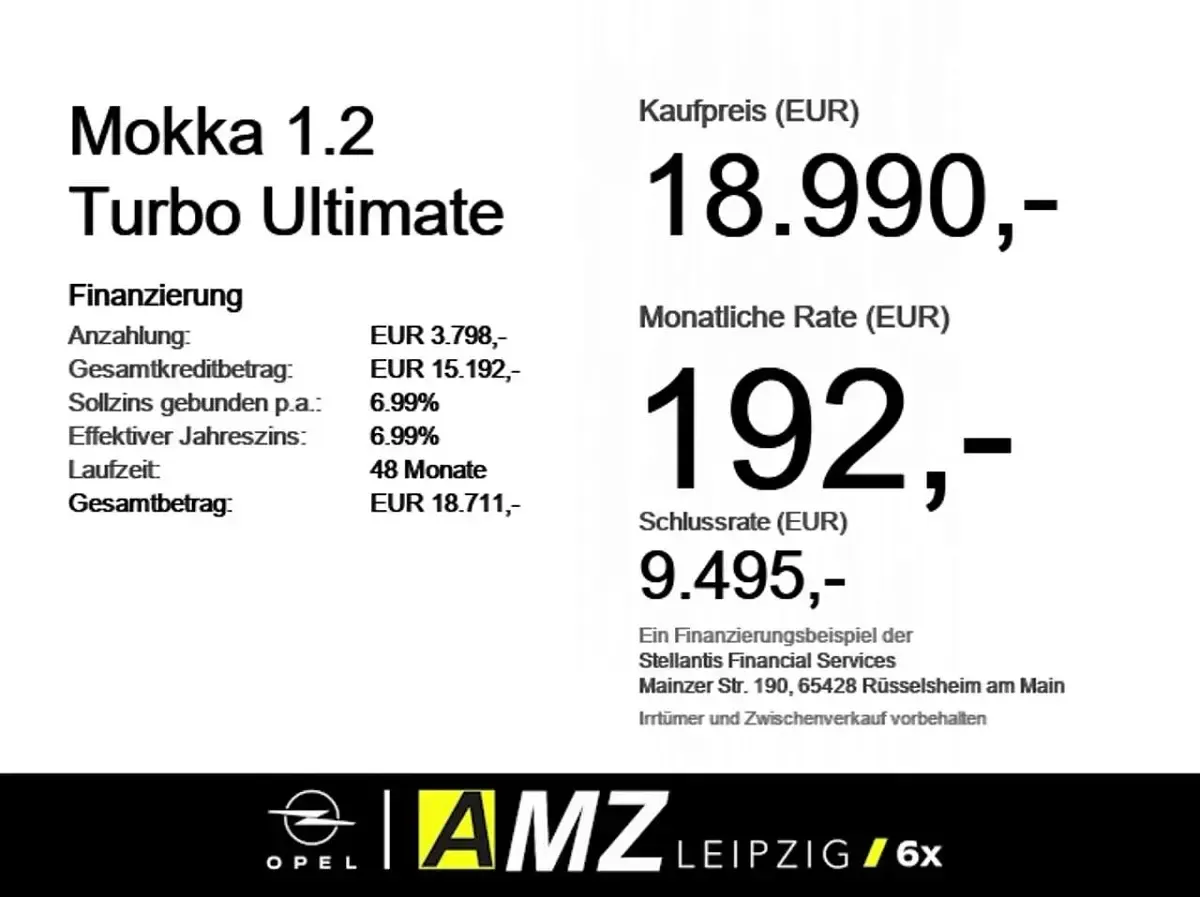 Gebraucht Opel Mokka Ultimate 131 PS (96 kW) 2023 Lackierung matcha green/typ au SUV