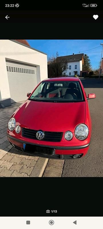 Gebraucht VW Polo 2002 Rot Kleinwagen