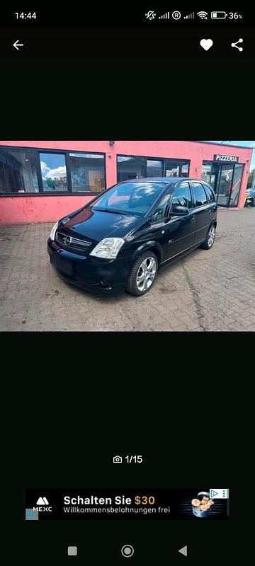 Gebraucht Opel Meriva OPC 100 PS (73 kW) 2007 Schwarz Van / Kleinbus