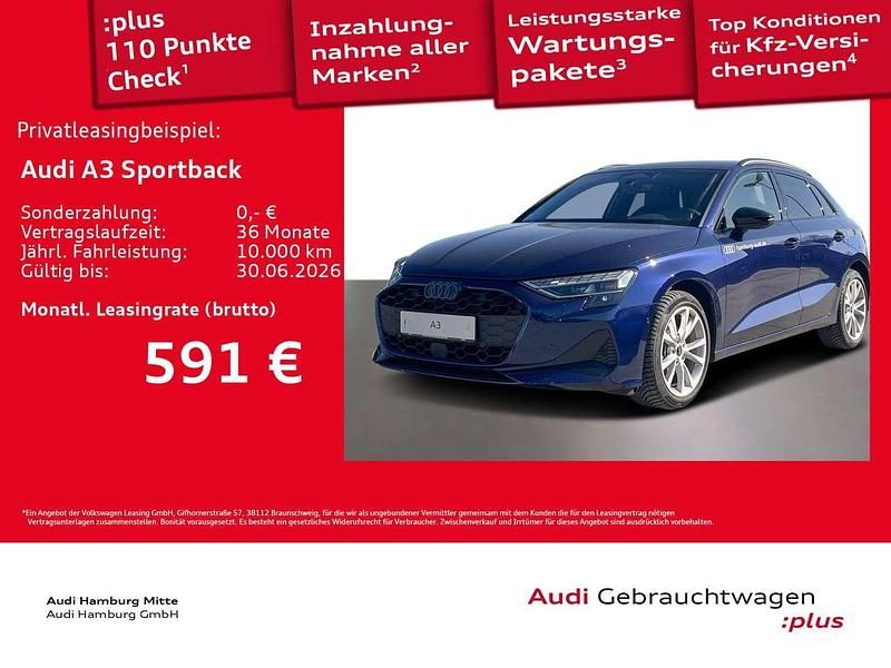Gebraucht Audi A3 Advanced Plus 150 PS (110 kW) 2026 Navarrablau metallic Limousine