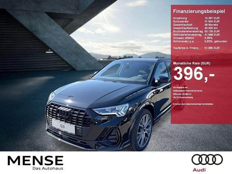 Mythosschwarz Gebraucht 2025 Audi Q3 S-Line SUV | 51.985 € (Teuer) - Bild 1/4