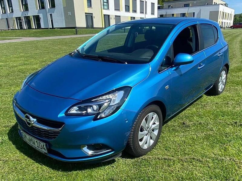 Blau Gebraucht 2015 Opel Corsa Limousine | 9.600 € (Fairer Preis) - Bild 1/4