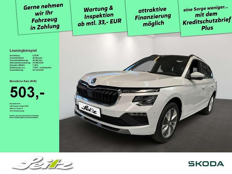 Weiß Gebraucht 2024 Skoda Kamiq Selection SUV | 33.990 € - Bild 1/3