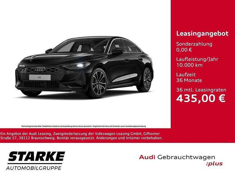 Mythosschwarz metallic Gebraucht 2025 Audi A5 Sport Limousine | 43.840 € (Superpreis) - Bild 1/4