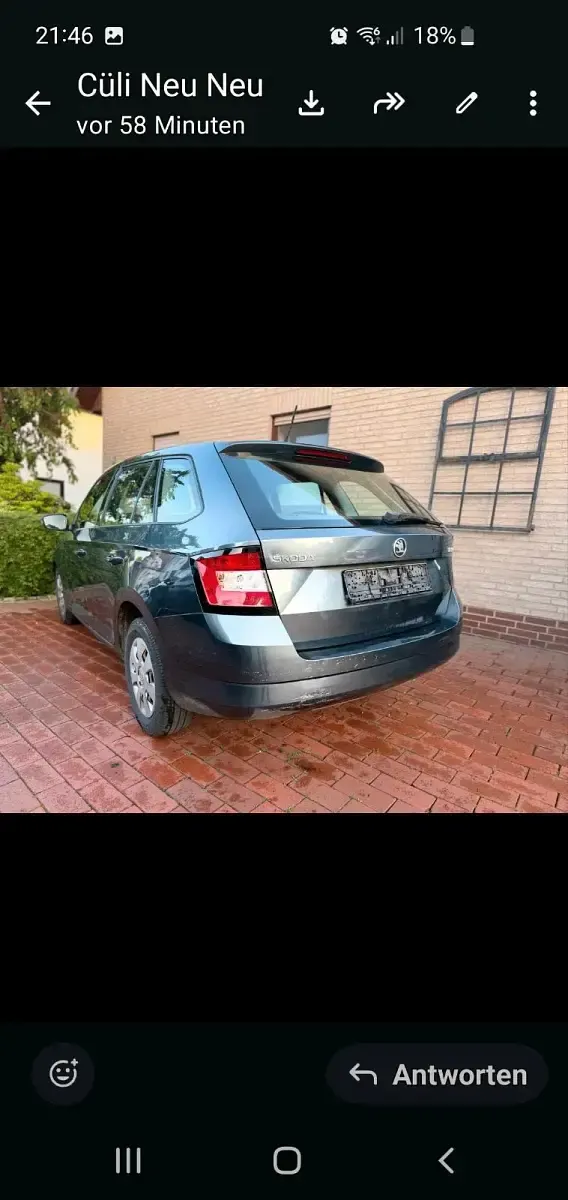 Gebraucht Skoda Fabia 75 PS (55 kW) 2017 Grau Kombi