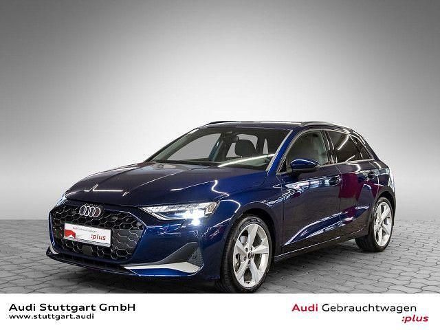 Navarrablau metallic Gebraucht 2024 Audi A3 Advanced Plus Limousine | 35.440 € (Teuer) - Bild 1/4