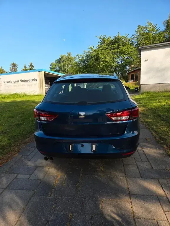 Gebraucht Seat Leon ST Style 105 PS (77 kW) 2015 Blau Kombi