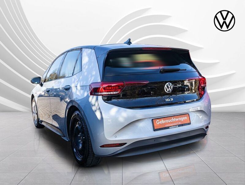 Gebraucht VW ID.3 Pure 110 kW (150 PS) 2021 Silber (scale silver metallic schwarz) Kleinwagen