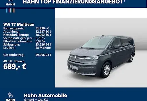 Używany VW Multivan 150 KM (110 kW) 2026 Szary Minivan