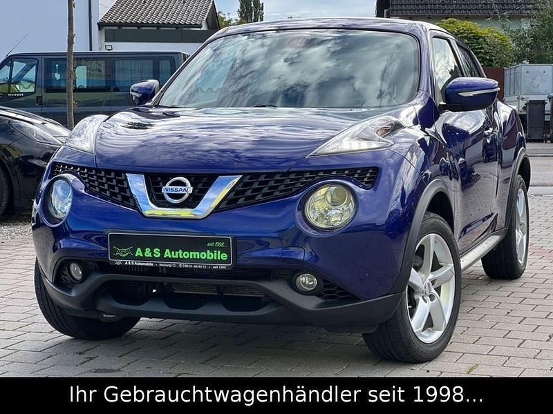 Blau Gebraucht 2016 Nissan Juke N-Connecta SUV | 9.990 € (Fairer Preis) - Bild 1/4