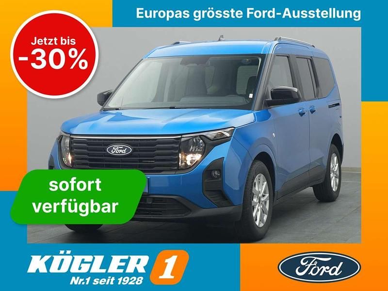 Digital aqua blue metallic Neu 2025 Ford Tourneo Courier Titanium Van / Kleinbus | 27.970 € (Etwas zu teuer) - Bild 1/4