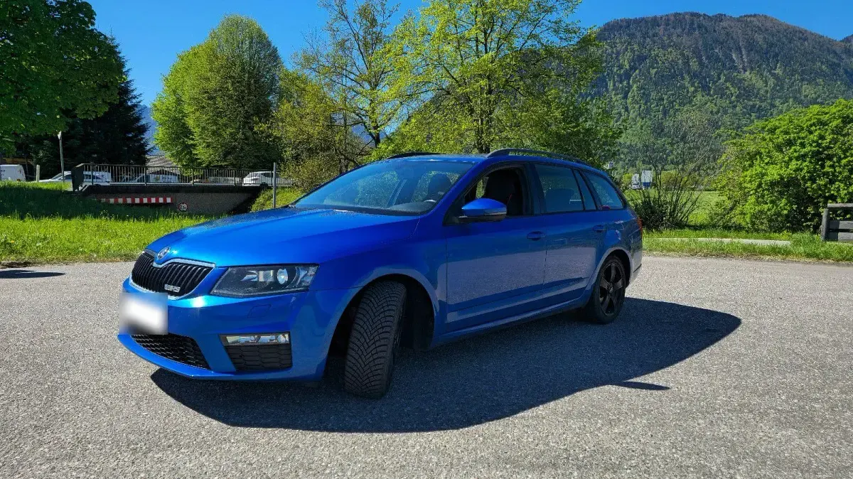 Gebraucht Skoda Octavia RS 184 PS (135 kW) 2016 Blau Kombi