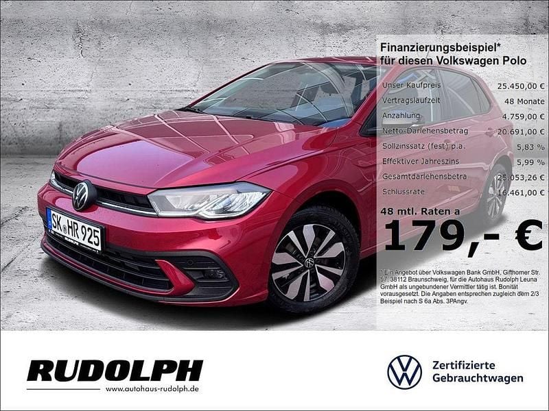 Kings red metallic Gebraucht 2025 VW Polo Goal Kleinwagen | 25.450 € (Etwas zu teuer) - Bild 1/4