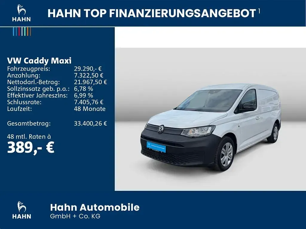 Gebraucht VW Caddy Maxi 122 PS (89 kW) 2025 Weiß Van / Kleinbus