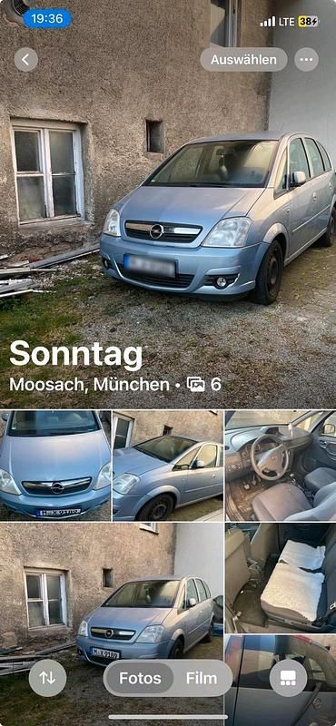 Gebraucht Opel Meriva 90 PS (66 kW) 2007 Van / Kleinbus