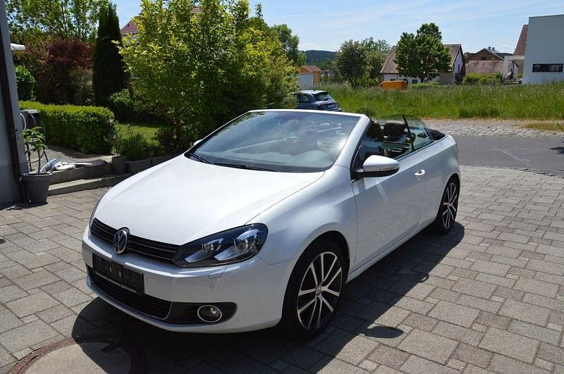 Weiß Gebraucht 2012 VW Golf Cabriolet Cabrio | 9.550 € (Guter Preis) - Bild 1/4