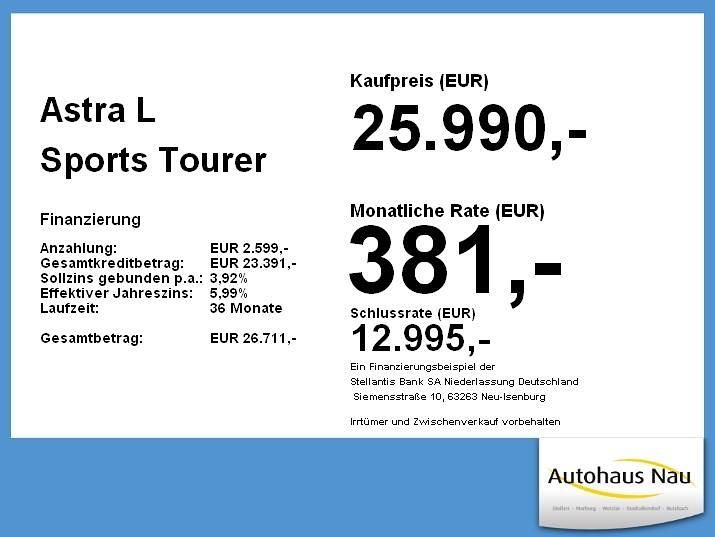 Gebraucht Opel Astra 131 PS (96 kW) 2025 /typ aussenverkleidung spiegel fla Kombi
