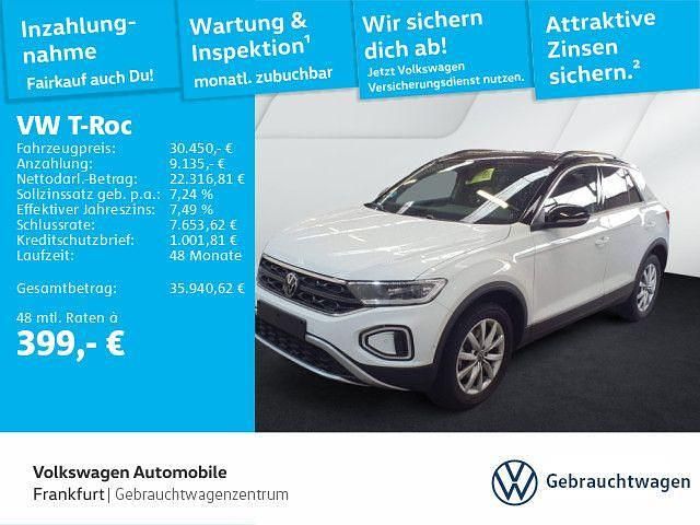 Pure white Gebraucht 2025 VW T-Roc Goal SUV | 30.450 € (Guter Preis) - Bild 1/4