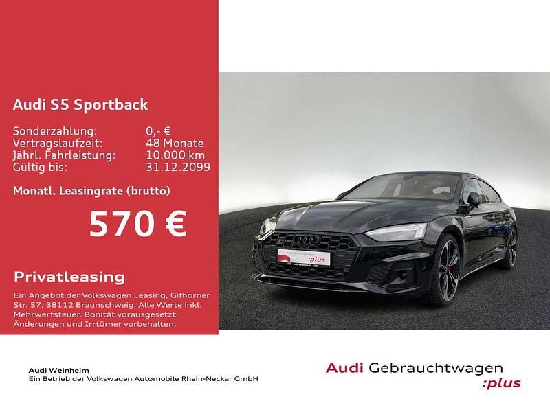Gebraucht Audi S5 341 PS (250 kW) 2023 Mythosschwarz metallic Coupé