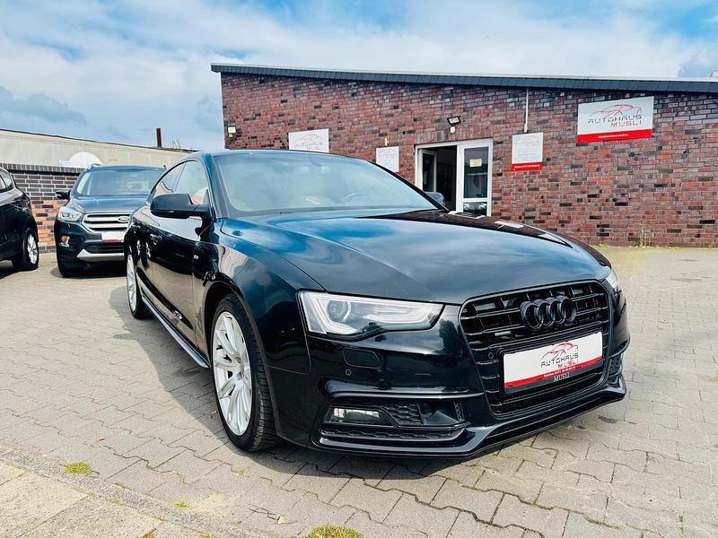 Schwarz Gebraucht 2016 Audi A5 Sportback S-Line Limousine | 16.988 € (Guter Preis) - Bild 1/4
