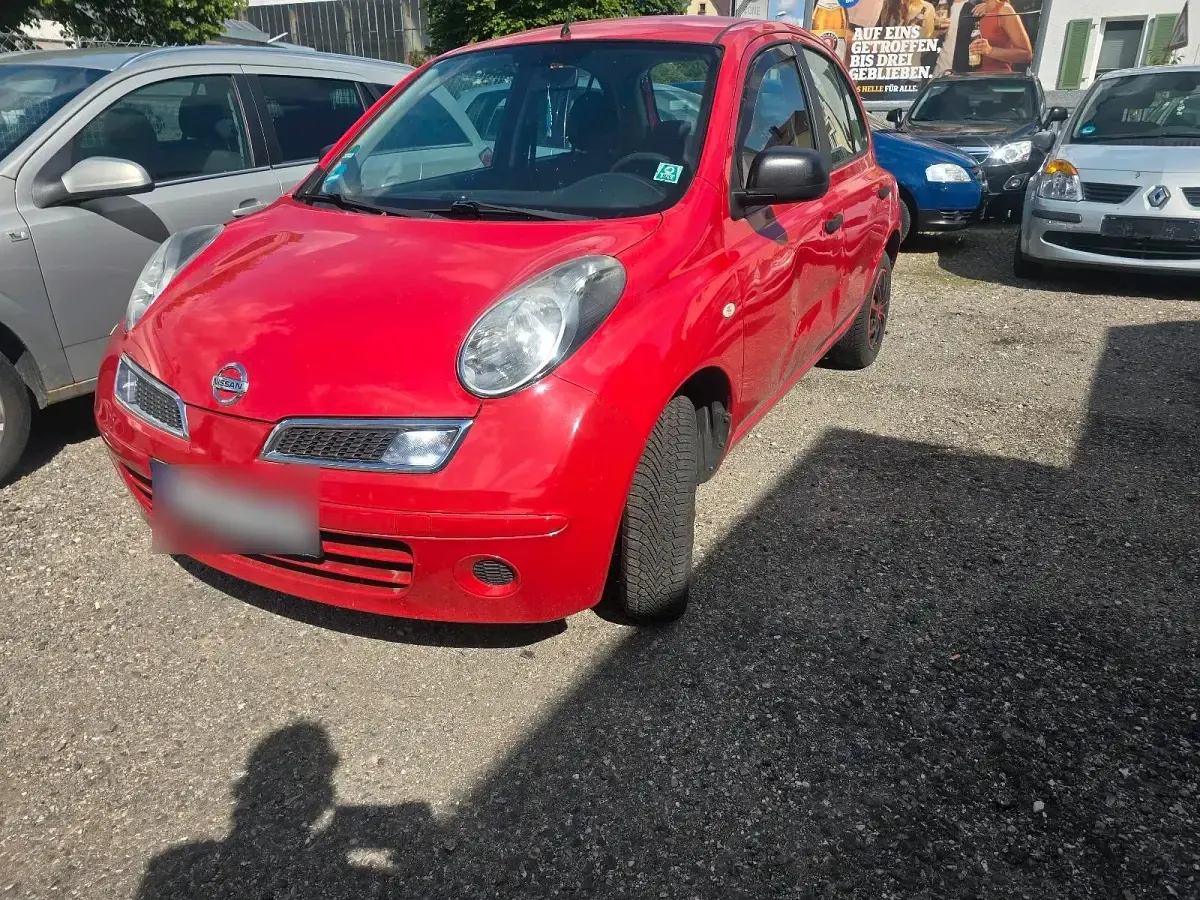 Gebraucht Nissan Micra 65 PS (47 kW) 2010 Rot Kleinwagen