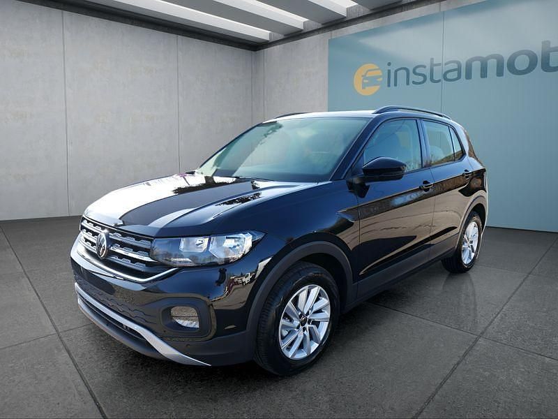 Schwarz Gebraucht 2022 VW T-Cross SUV | 20.399 € (Teuer) - Bild 1/4