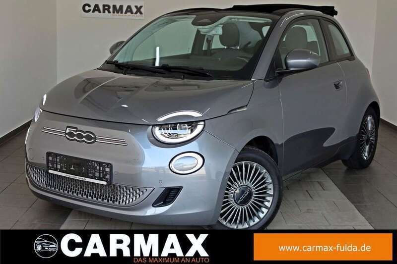 Colore esterno (mineral grau) (metallic) Gebraucht 2021 Fiat 500e Icon Cabrio | 15.900 € (Superpreis) - Bild 1/4