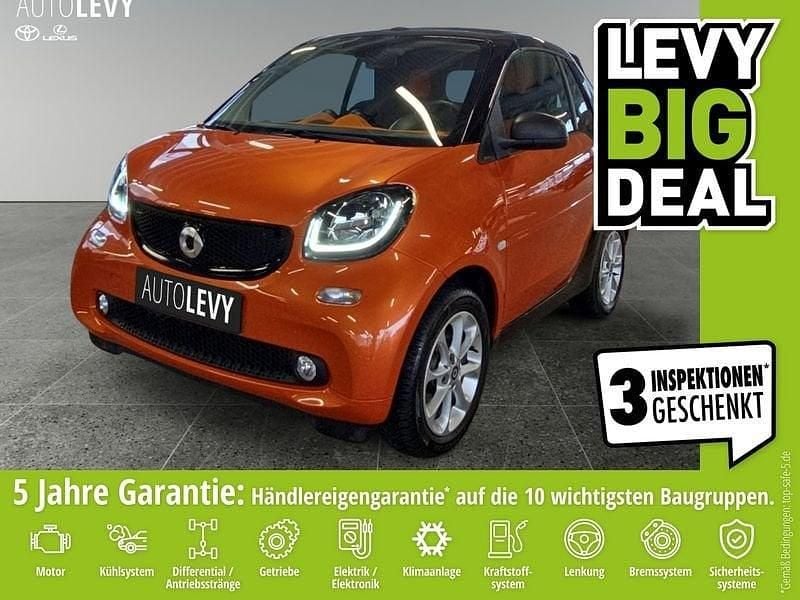 Orange/schwarz (metallic) Gebraucht 2018 Smart ForTwo Cabrio Passion Cabrio | 13.870 € (Fairer Preis) - Bild 1/4