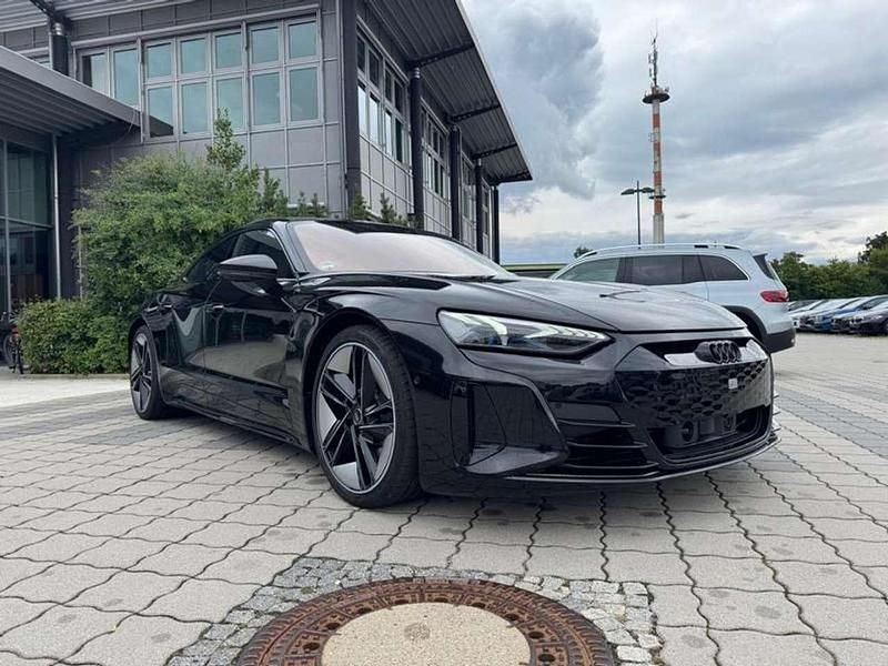 Schwarz Gebraucht 2022 Audi e-tron GT quattro Basis Limousine | 53.431 € (Superpreis) - Bild 1/4