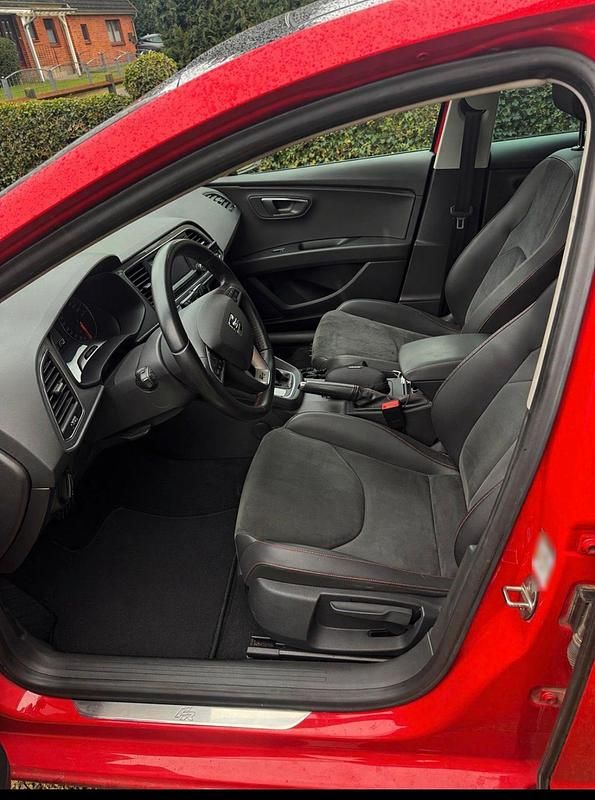 Usata Seat Leon 150 CV (110 kW) 2014 Rosso Berlina