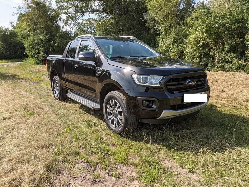 Schwarz Gebraucht 2021 Ford Ranger Wildtrack Abholung | 33.915 € (Guter Preis) - Bild 1/4