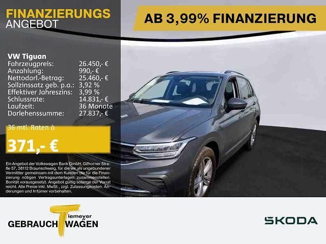 Grau Gebraucht 2020 VW Tiguan Life SUV | 26.450 € (Superpreis) - Bild 1/2