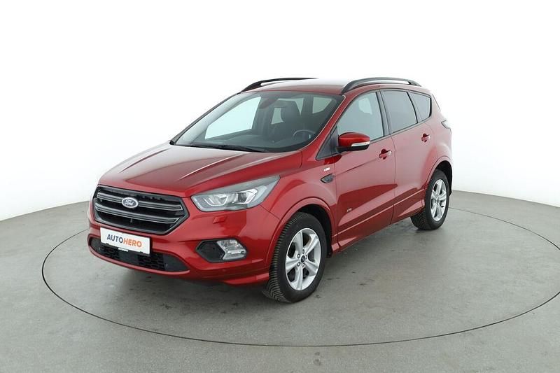 Rot Gebraucht 2017 Ford Kuga ST-Line SUV | 16.530 € (Etwas zu teuer) - Bild 1/3