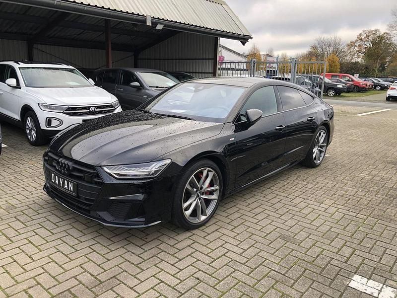 Schwarz Gebraucht 2020 Audi A7 Sportback S-Line Kleinwagen | 52.900 € (Teuer) - Bild 1/4