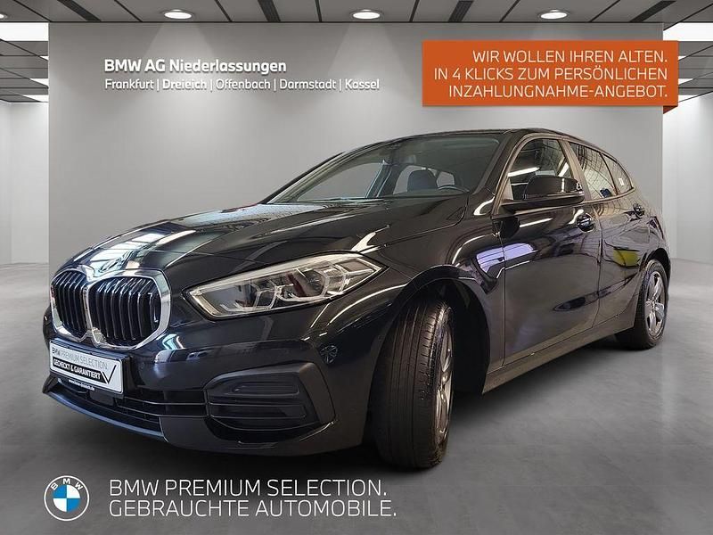 Schwarz Gebraucht 2022 BMW 118 Advantage Kleinwagen | 23.470 € (Fairer Preis) - Bild 1/4