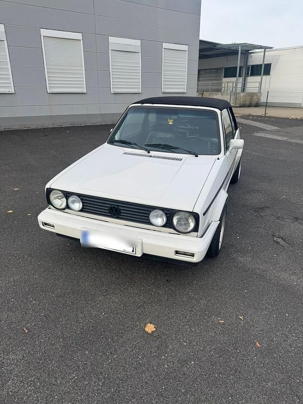 Weiß Gebraucht 1989 VW Golf Cabriolet Karmann Cabrio | 9.800 € - Bild 1/4