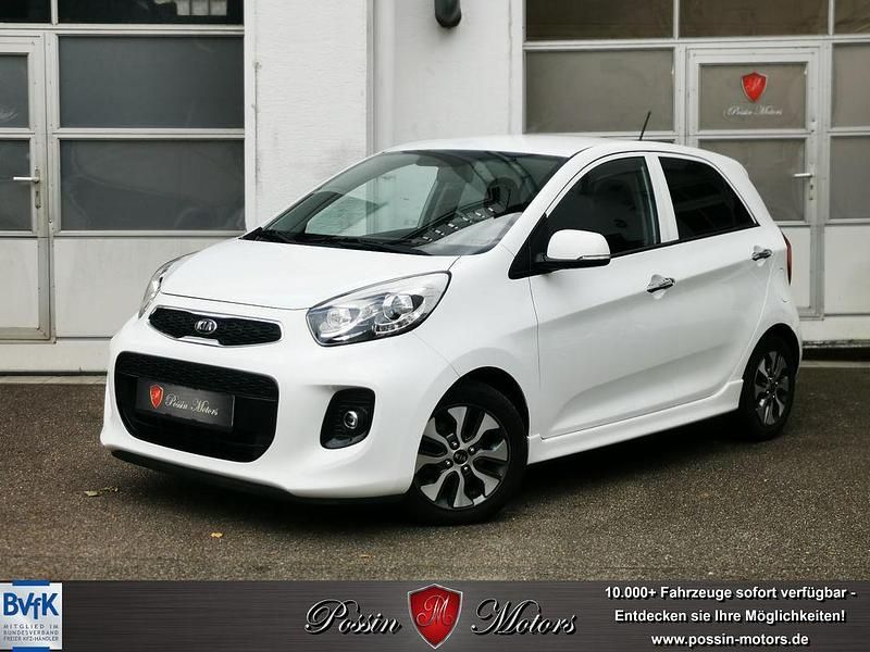 Weiß (clear white) Gebraucht 2015 Kia Picanto Kleinwagen | 10.990 € (Fairer Preis) - Bild 1/4