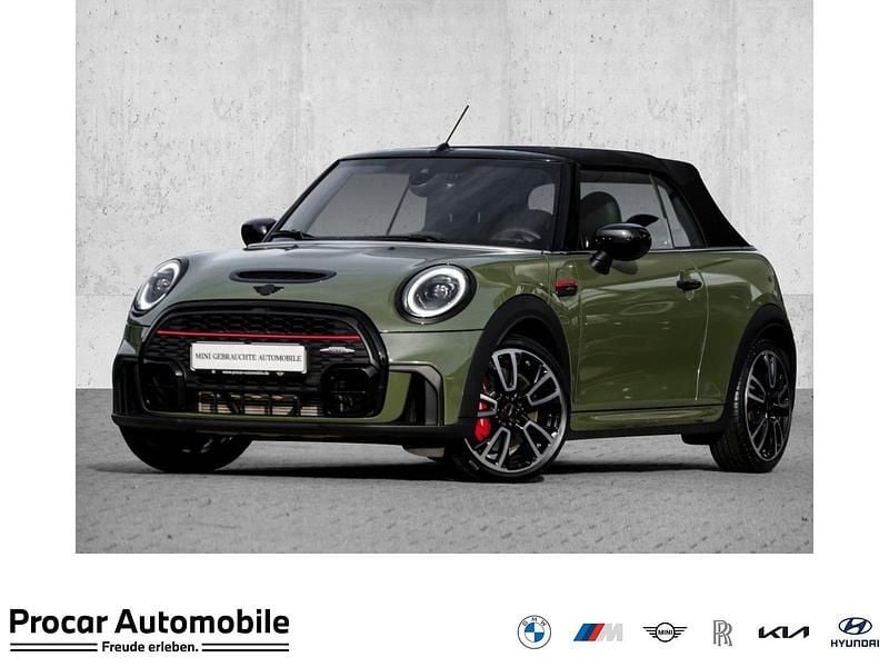 Schwarz Gebraucht 2022 Mini John Cooper Works Cabriolet Cabrio | 36.810 € (Etwas zu teuer) - Bild 1/4