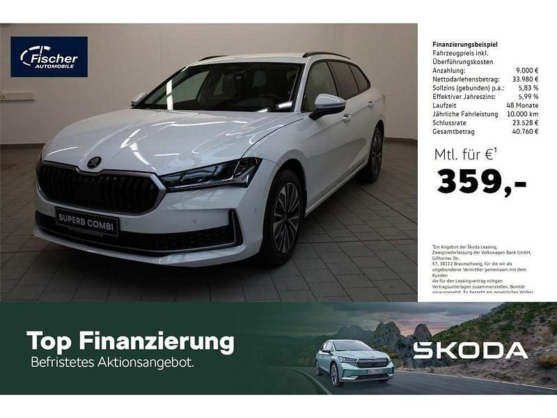 Gebraucht Skoda Superb Selection 150 PS (110 kW) 2025 Kristallweiß uni Kombi