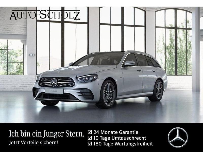 Metalliclack hightechsilber Gebraucht 2021 Mercedes E300 AMG Kombi | 31.542 € (Superpreis) - Bild 1/4