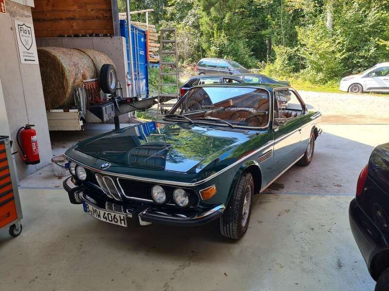 Agavegrün Gebraucht 1971 BMW 2800 Coupé | 59.950 € - Bild 1/4