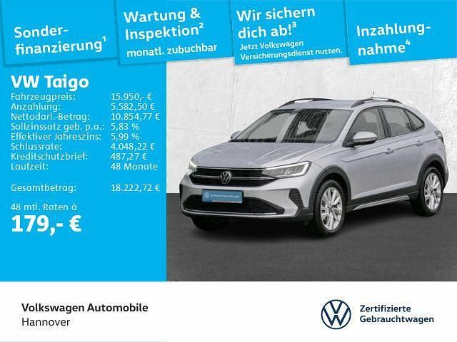 Reflexsilber metallic Gebraucht 2022 VW Taigo Life SUV | 14.950 € (Superpreis) - Bild 1/4