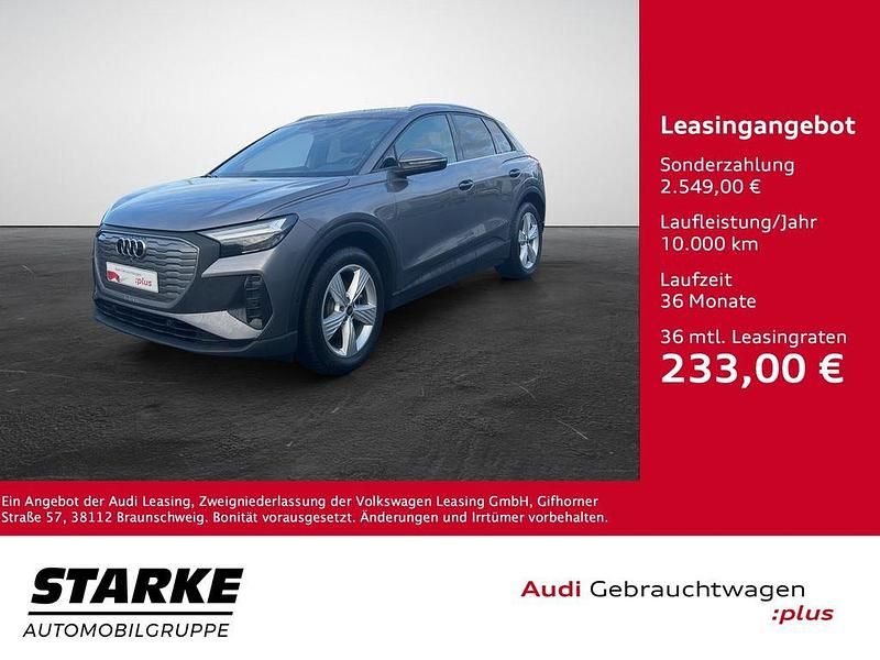 Taifungrau metallic Gebraucht 2022 Audi Q4 e-tron Comfort SUV | 25.490 € (Fairer Preis) - Bild 1/4