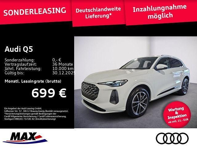 Gletscherweiß metallic Gebraucht 2025 Audi Q5 Advanced SUV | 56.480 € (Superpreis) - Bild 1/3