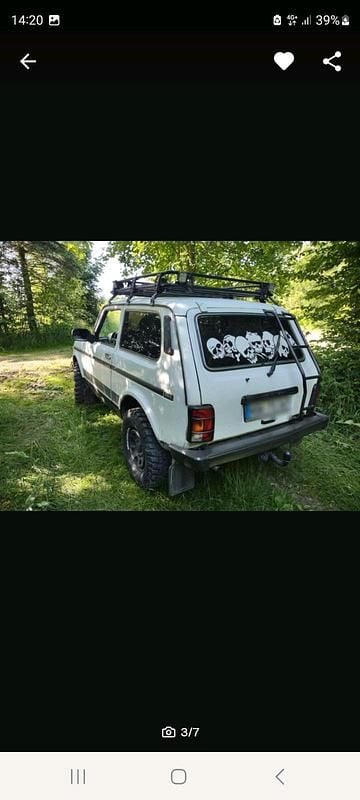 Gebraucht Lada niva 83 PS (61 kW) 2011 Weiß SUV