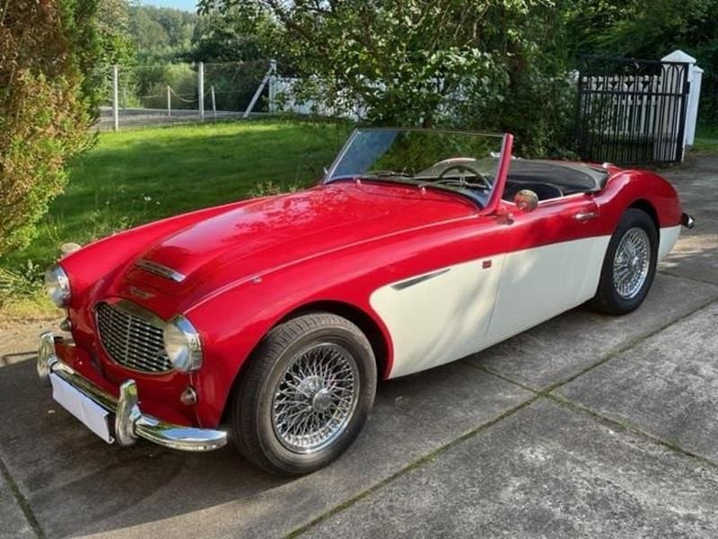 Rot Gebraucht 1959 Austin Healey 3000 MK I Cabrio | 45.900 € - Bild 1/4