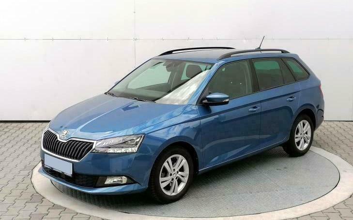 Gebraucht Skoda Fabia Style 95 PS (69 kW) 2021 Titanblau metallic Kleinwagen